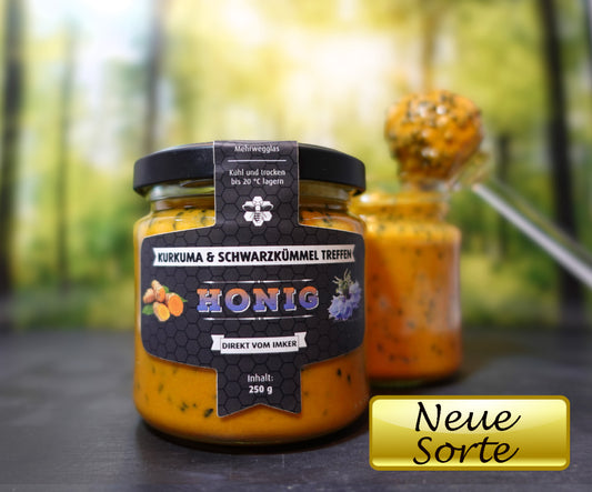 Kurkuma Schwarzkümmel trifft Honig 250g