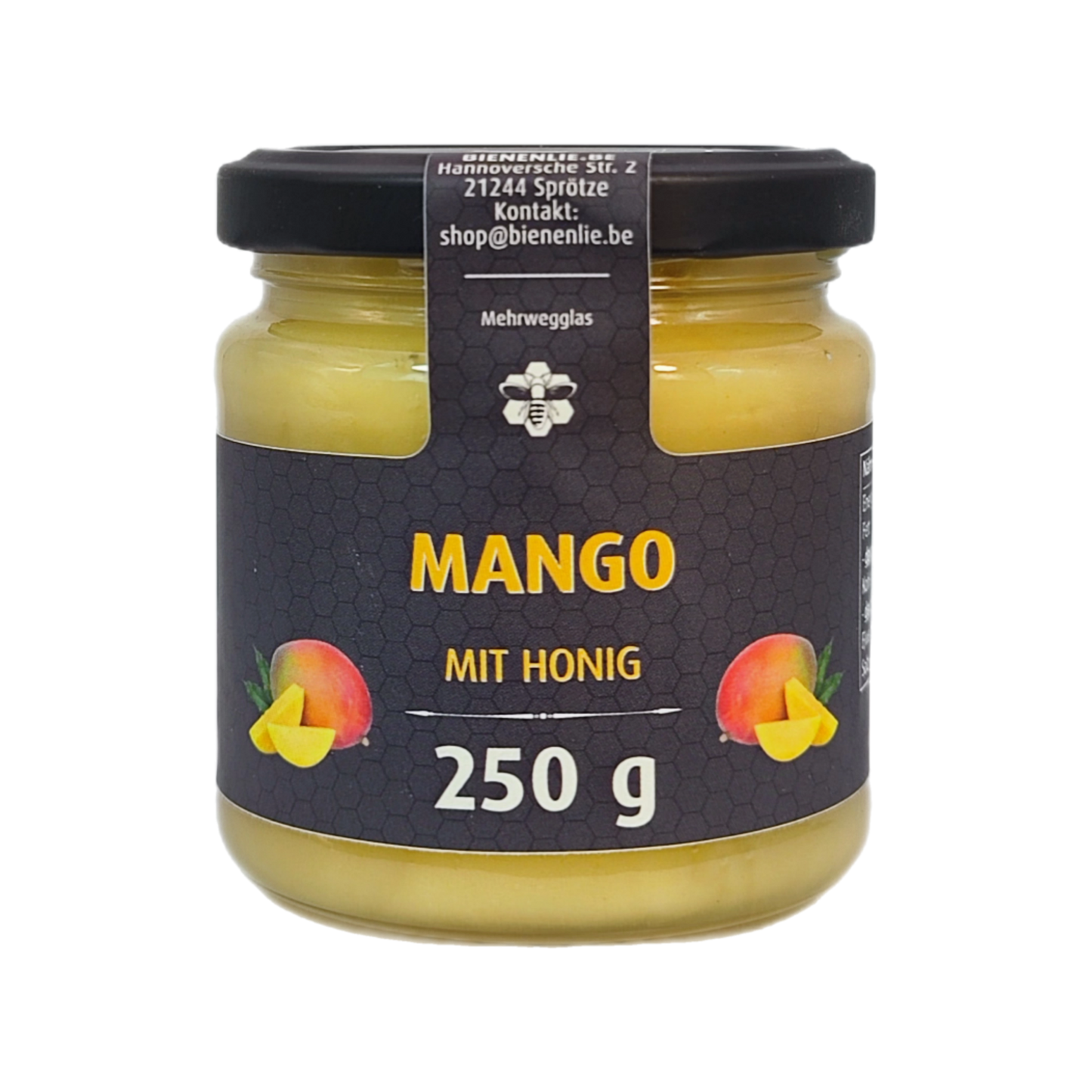 Honig mit Frucht 3`er Set, Mango, Banane, Drachenfrucht mit Honig je 250g