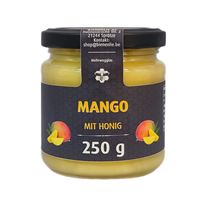 Honig mit Frucht 3`er Set, Mango, Banane, Drachenfrucht mit Honig je 250g