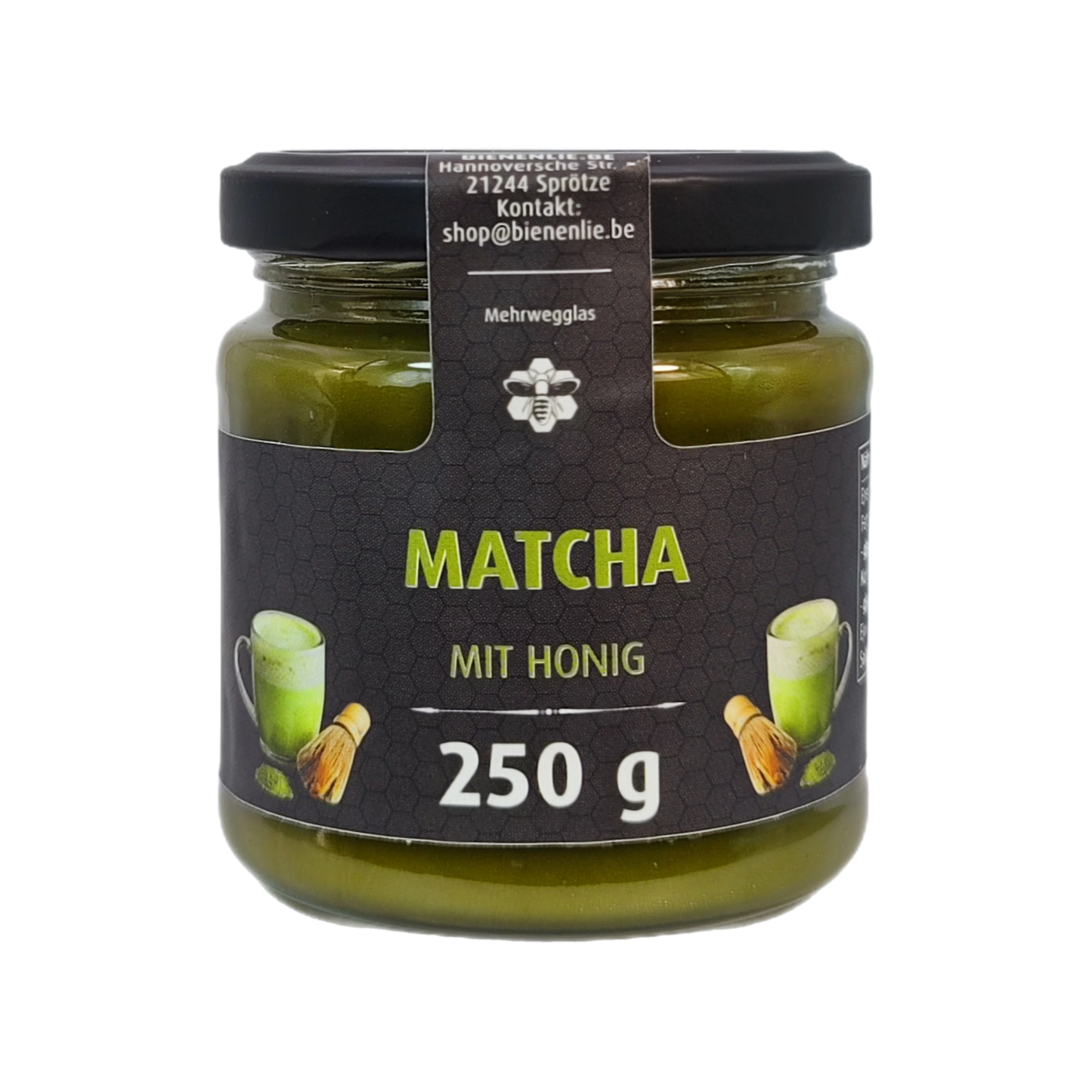 Matcha mit Honig - feinherb & mild | 250g
