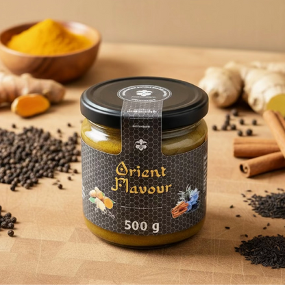 Orient Flavor 500g- Gewürzmischung-mit-kurkuma-Ingwer-Pfeffer-Ceylon Zimt
