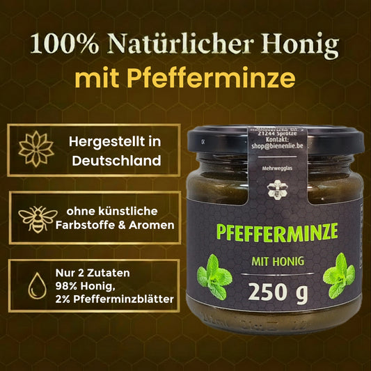 Pfefferminze mit Honig - kühl & minzig | 250g