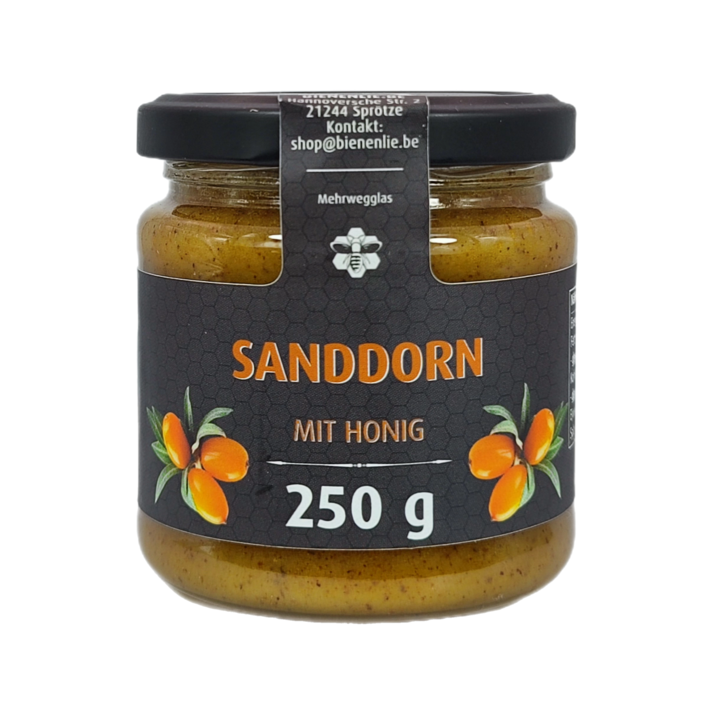 Honig mit Frucht 4er Set | Banane, Sanddorn, Mango & Drachenfrucht mit Honig | je 250g