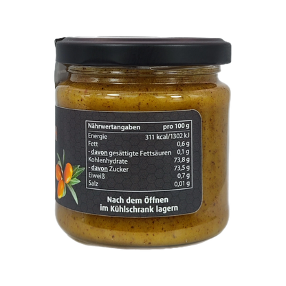 Sanddorn mit Honig - süß & sauer | 250g