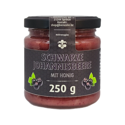Frucht mit Honig 4'er set- Erdbeere, Blaubeere, Brombeere, Schwarze Johannesbeere im Set