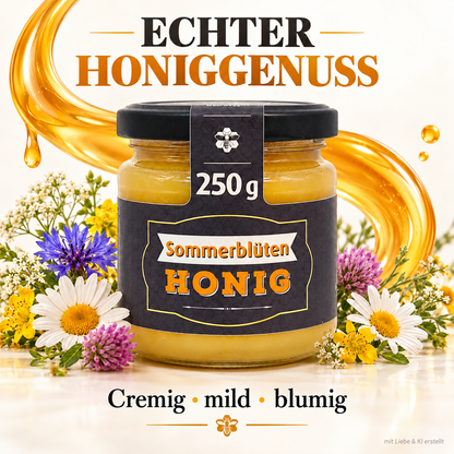 6'er Sommerblütenhonig 250g Sparpaket