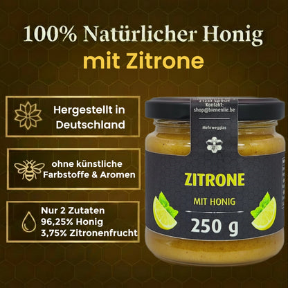 Zitrone mit Honig - frisch & säuerlich | 250g