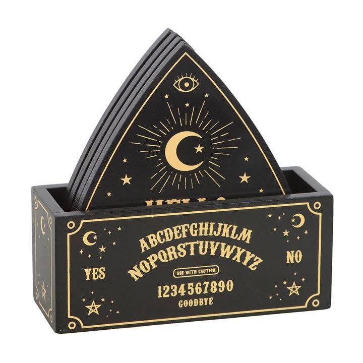 Untersetzer-Set Ouija-Brett Planchette