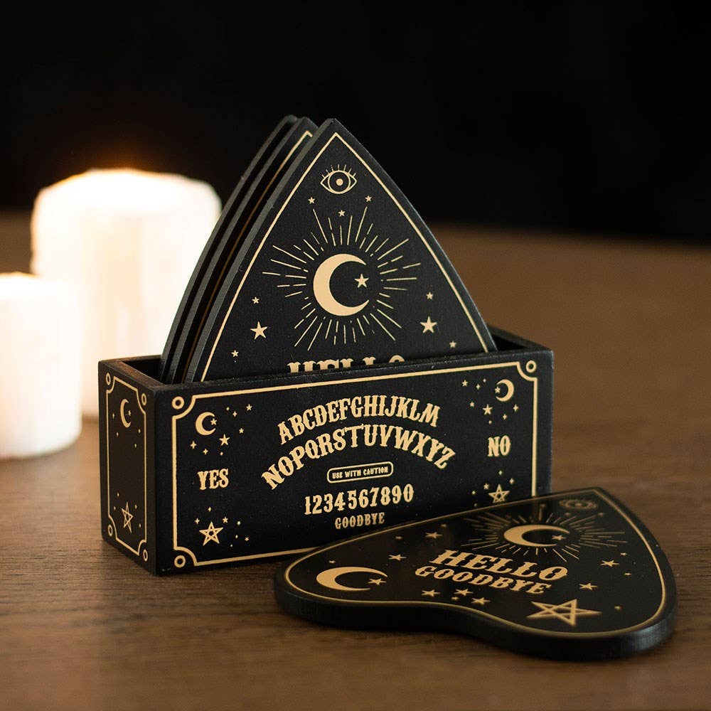 Untersetzer-Set Ouija-Brett Planchette