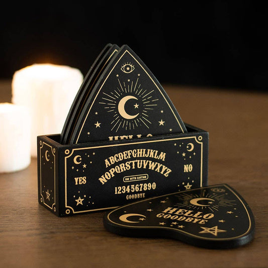 Untersetzer-Set Ouija-Brett Planchette