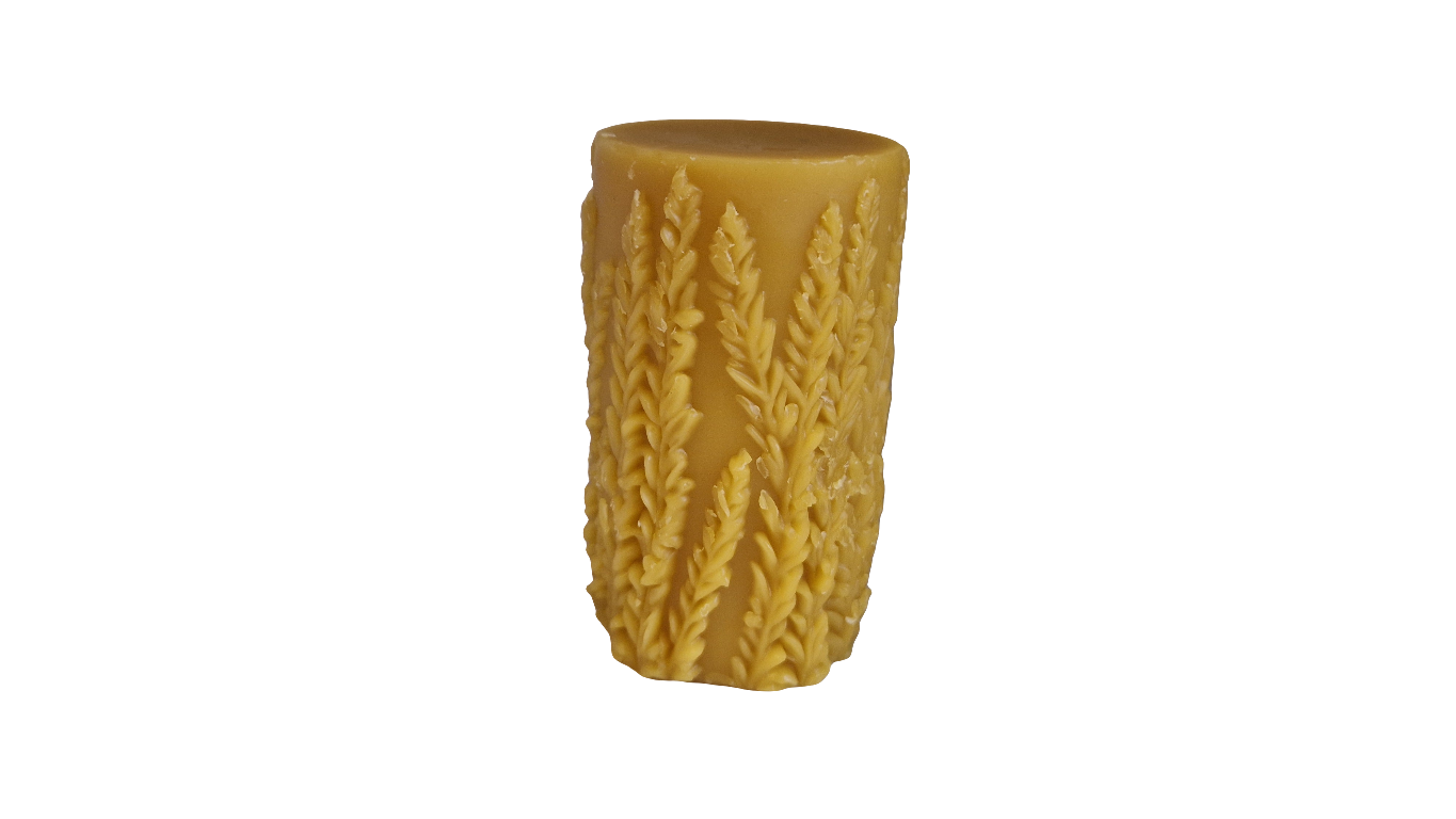 Kerze Lavendel Motiv
