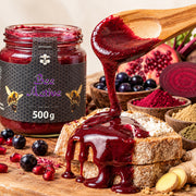 Honigkreation auf frischem Brot