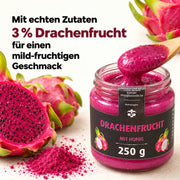 Drachenfrucht mit Honig – mild & exotisch – Zutatenanteil