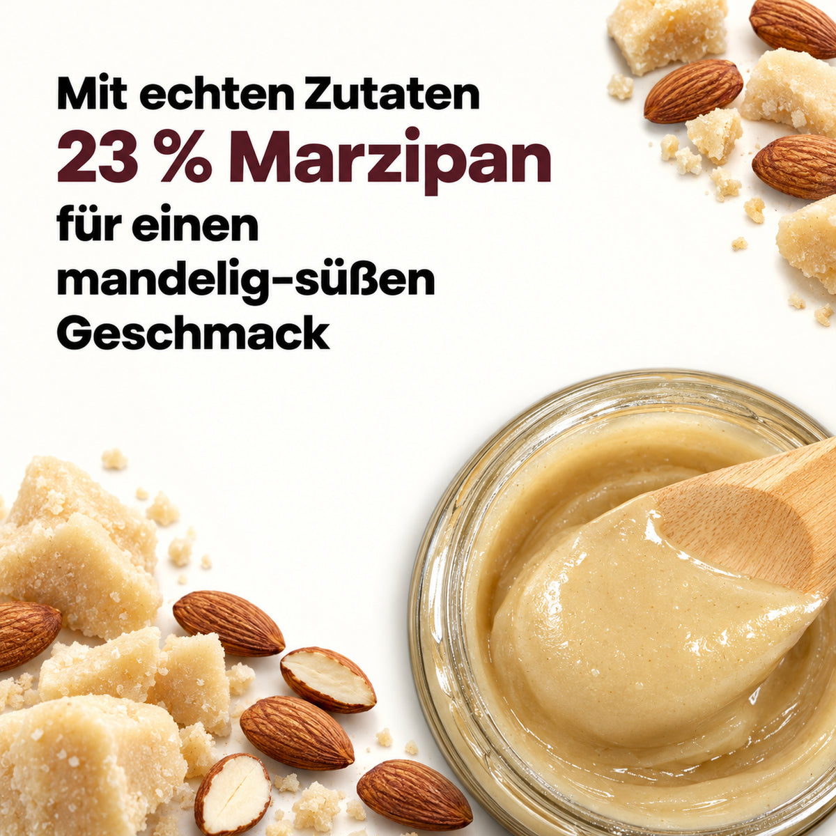 Marzipan mit Honig – mandelig & intensiv | 220 g – Zutatenanteil