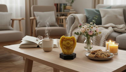 Kerze Engelsflügel  Motiv