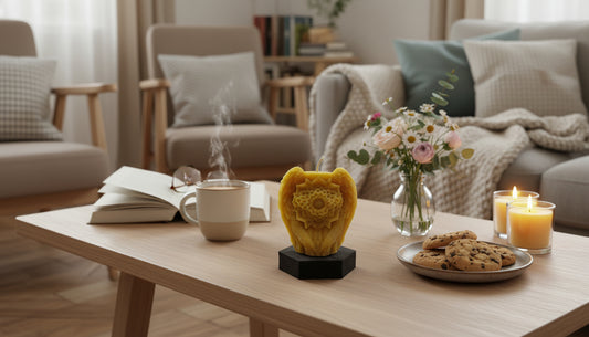 Kerze Engelsflügel  Motiv