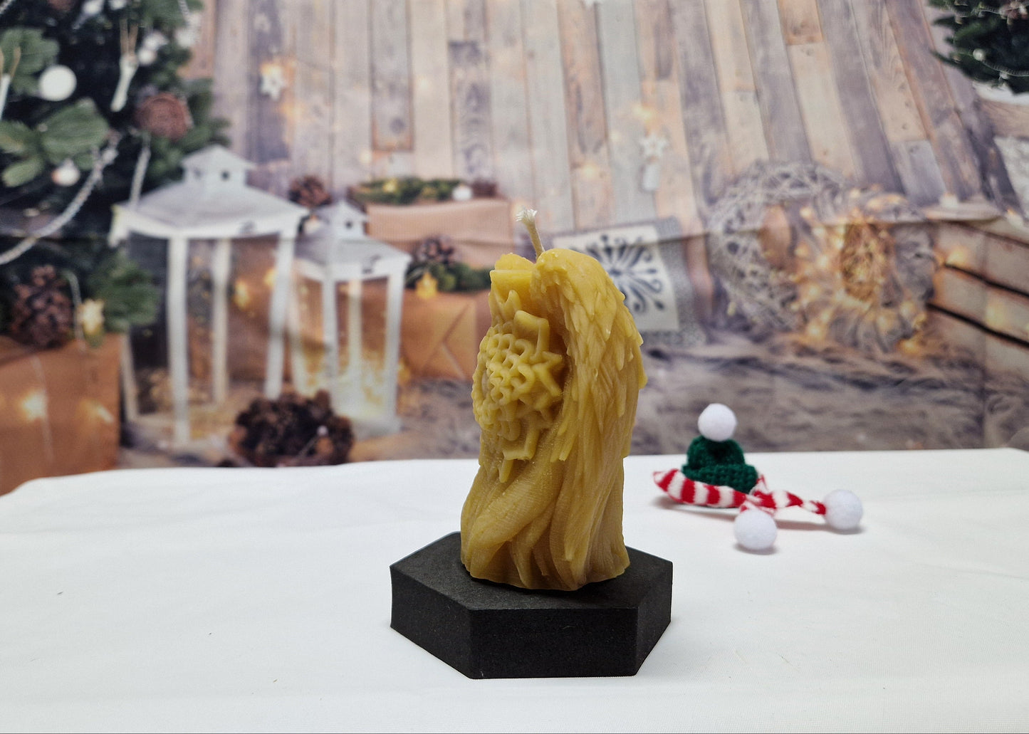 Kerze Engelsflügel  Motiv