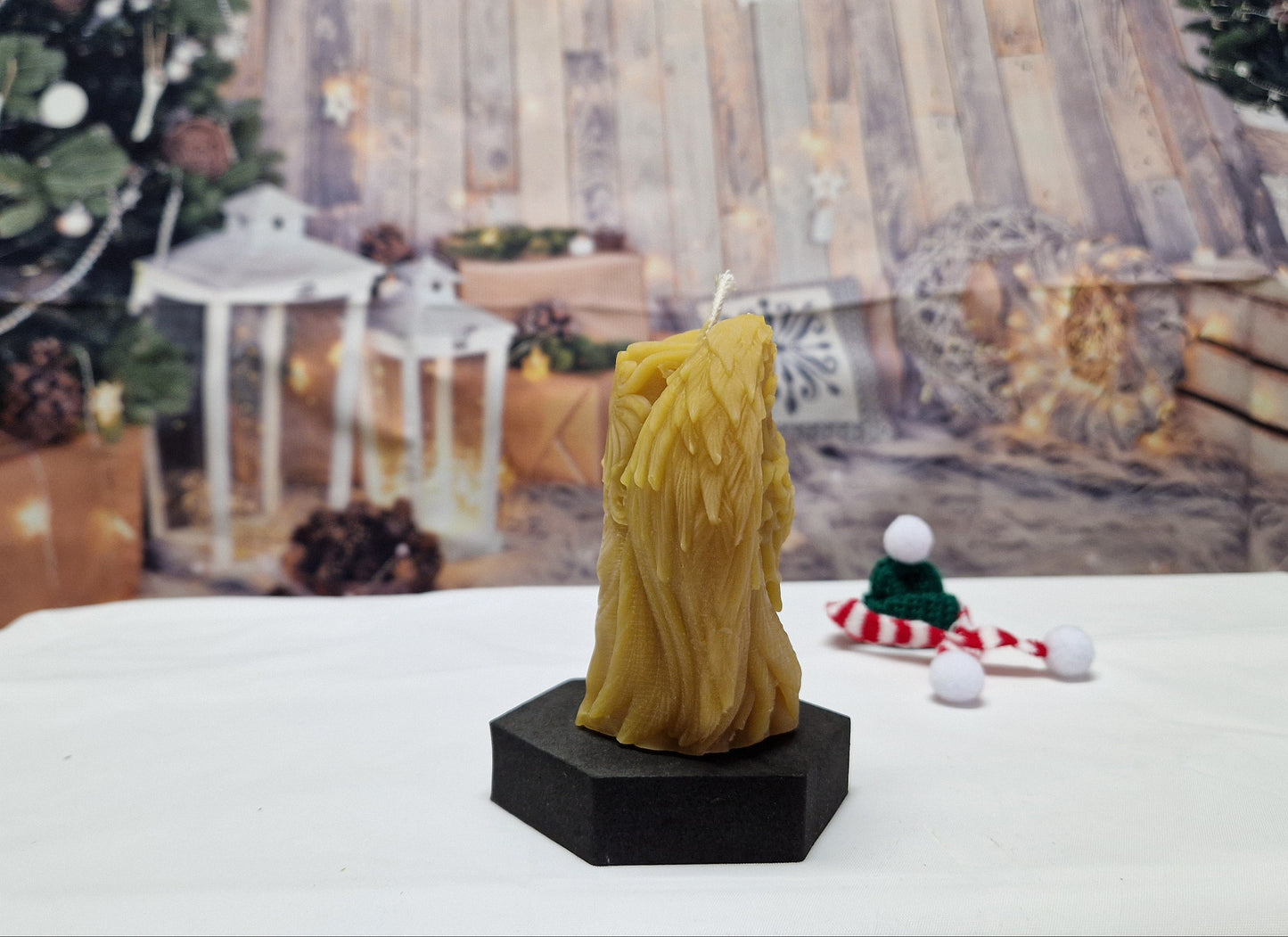 Kerze Engelsflügel  Motiv