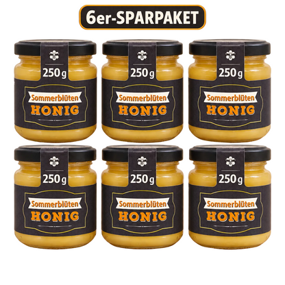 6'er Sommerblütenhonig 250g Sparpaket