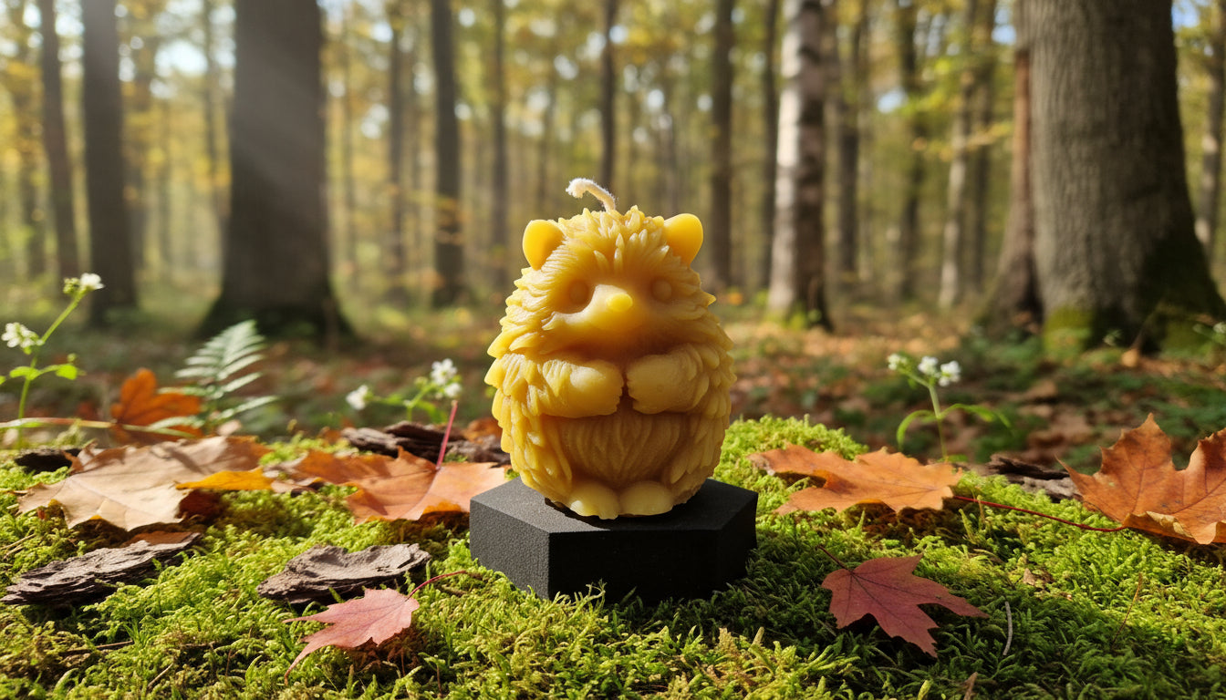 Kerze Sitzender Igel