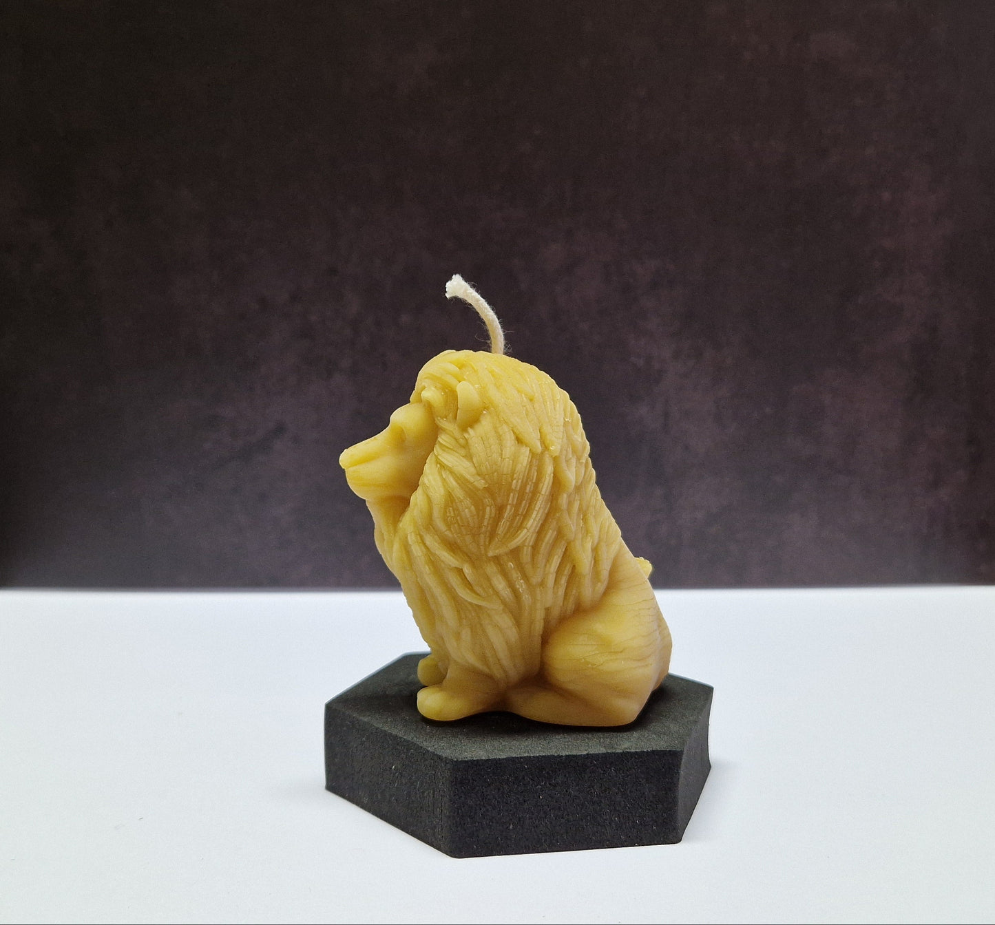 Kerze Sitzender Löwe