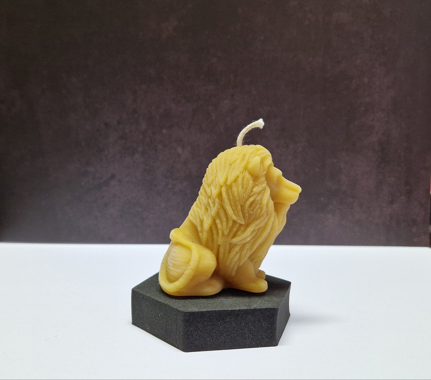 Kerze Sitzender Löwe