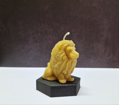 Kerze Sitzender Löwe