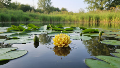 Kerze Lotusblüte