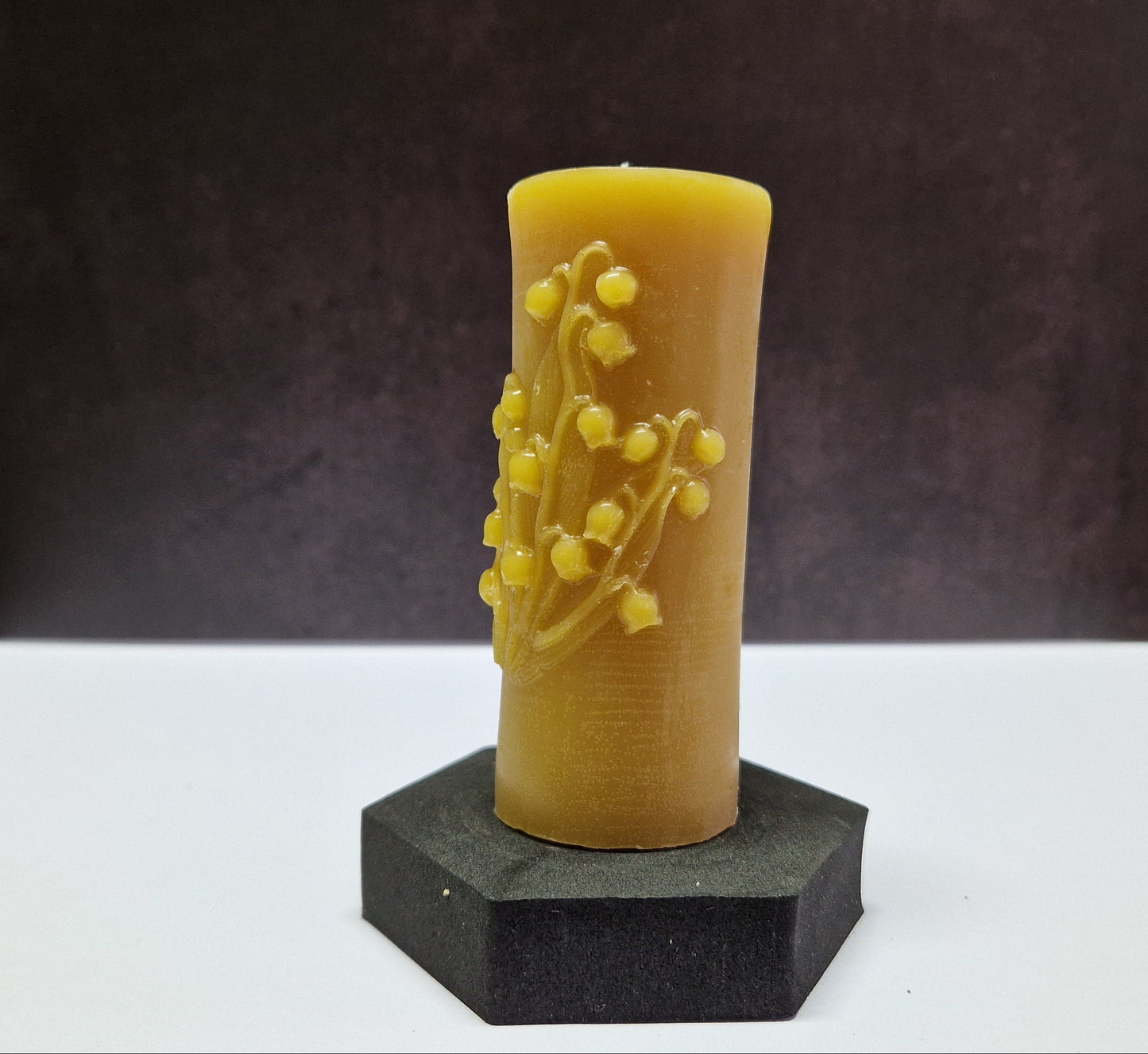 Kerze Maiglöckchen Motiv