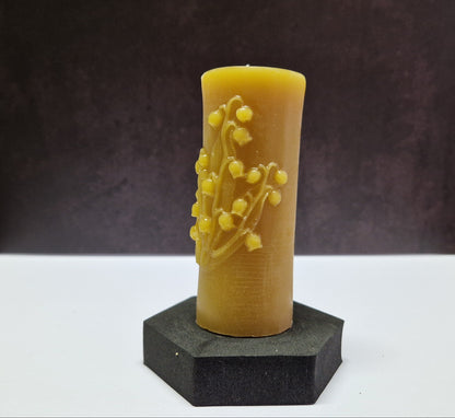 Kerze Maiglöckchen Motiv