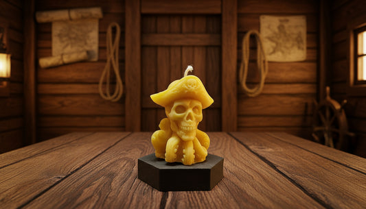 Kerze Pirate Skull