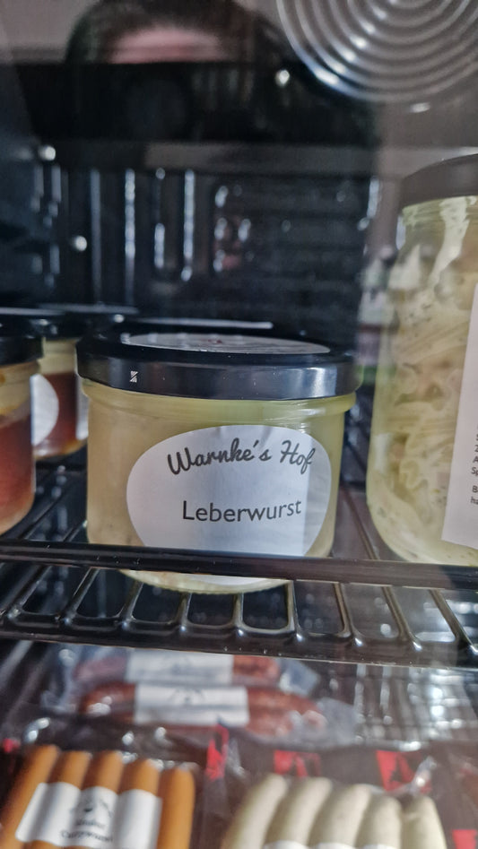 Leberwurst (Glas) - 180g (Warnkes Hof)