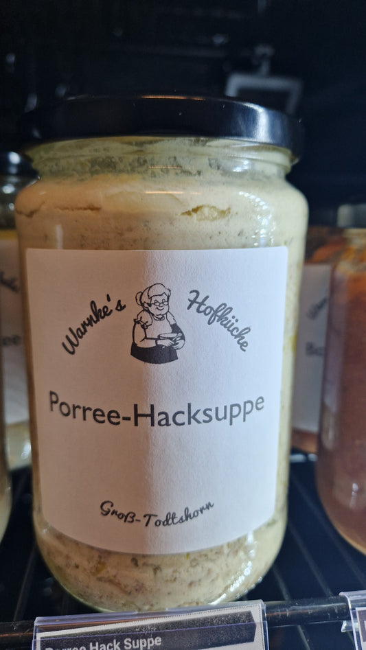 Porree-Hack Suppe 0,6l (Warnkes Hof)