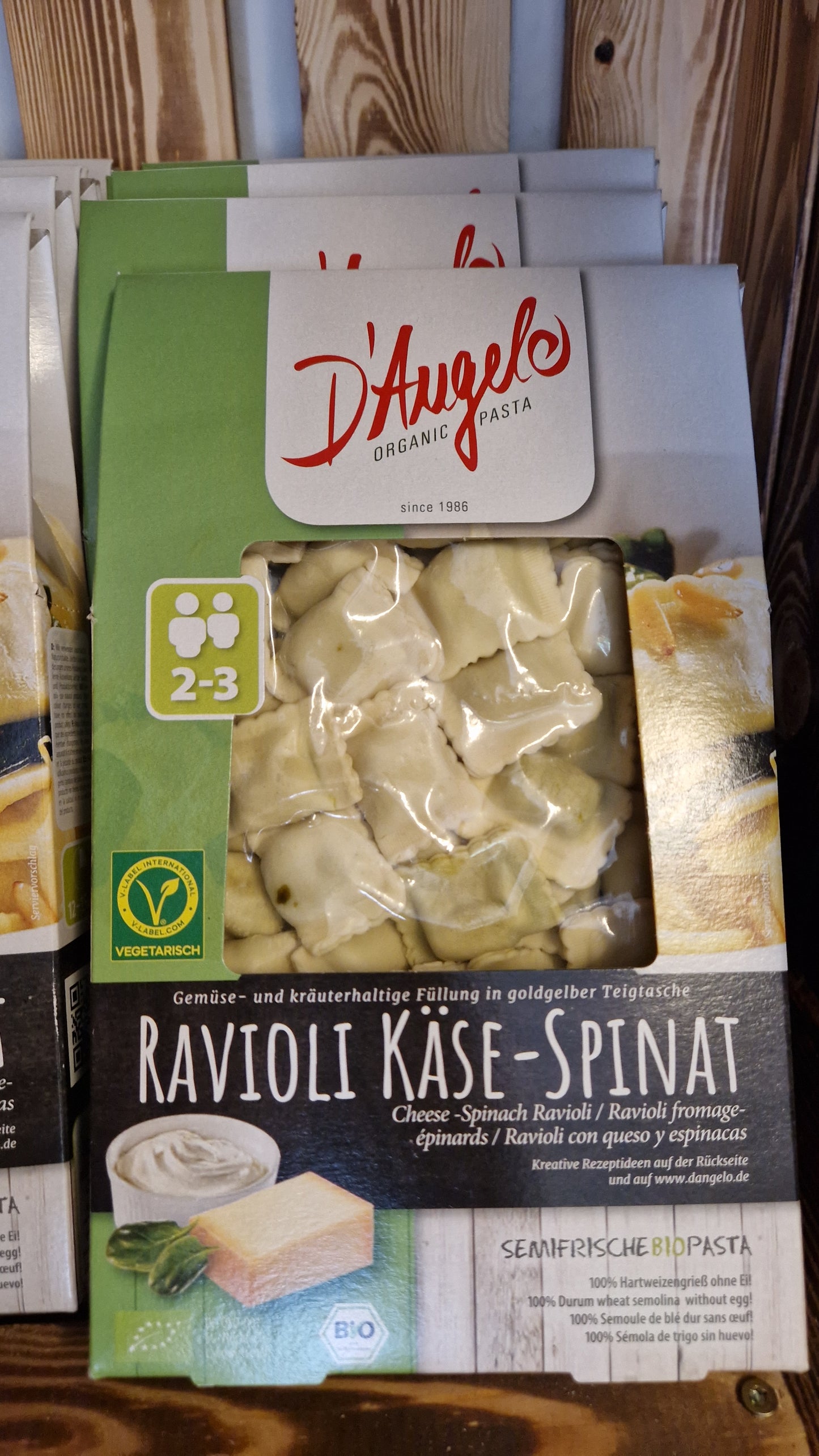 Ravioli Käse Spinat 250g