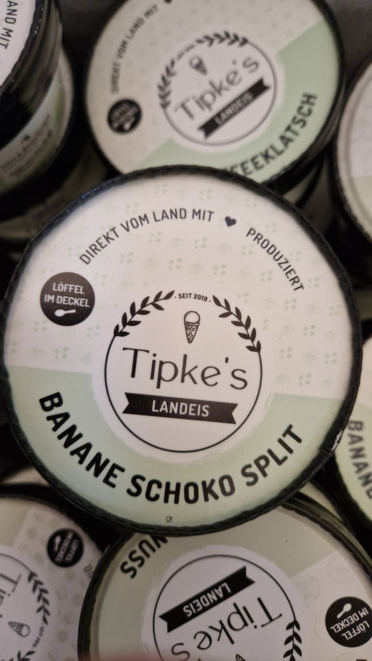 Bananen-Schoko-Split Eis - Tipke´s