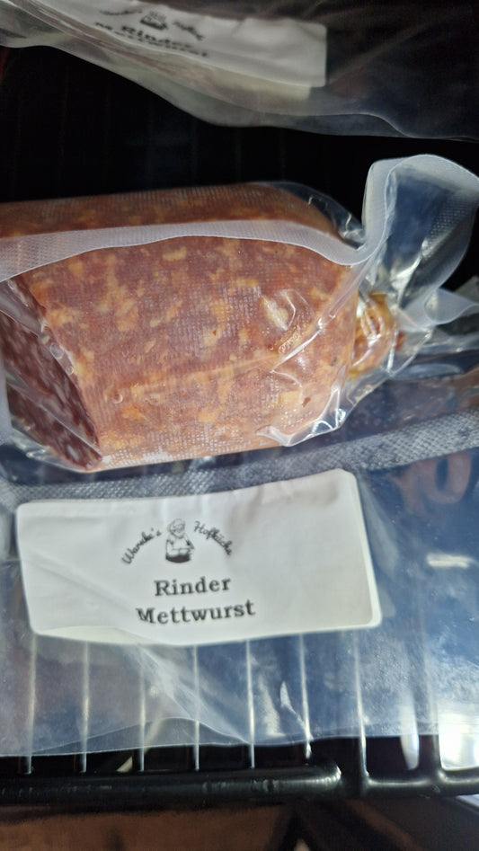 Mettwurst (Rind) - 250g (Warnkes Hof)