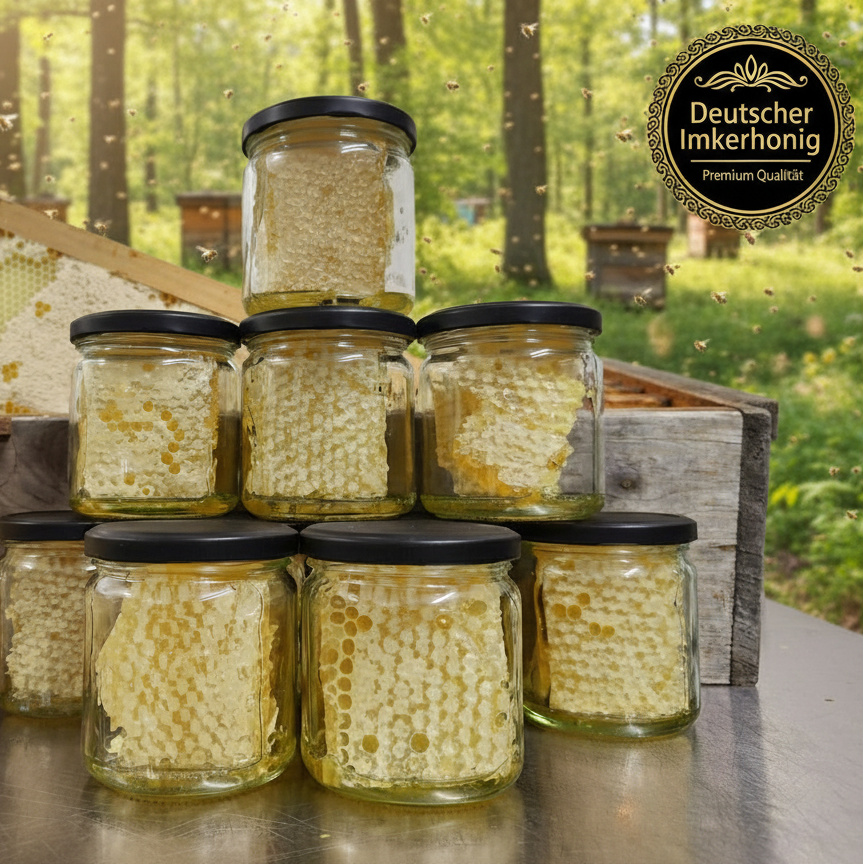 Wabenhonig im Glas 200g