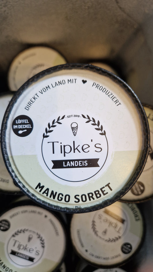 Mango -Sorbet Eis 110ml - Tipke´s