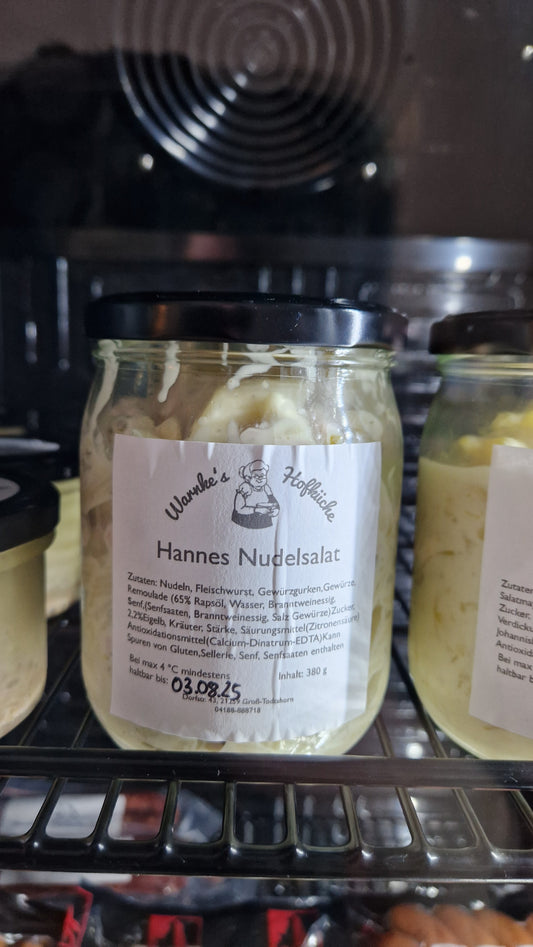 Nudelsalat (Glas) - 380g (Warnkes Hof)