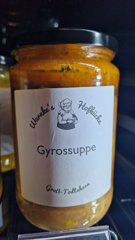 Gyrossuppe 0,6l (Warnkes Hof)
