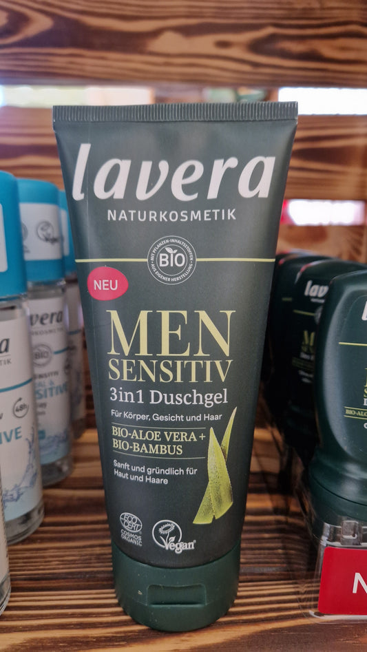 Men sensitiv Duschgel 3in1 Lavera 200ml