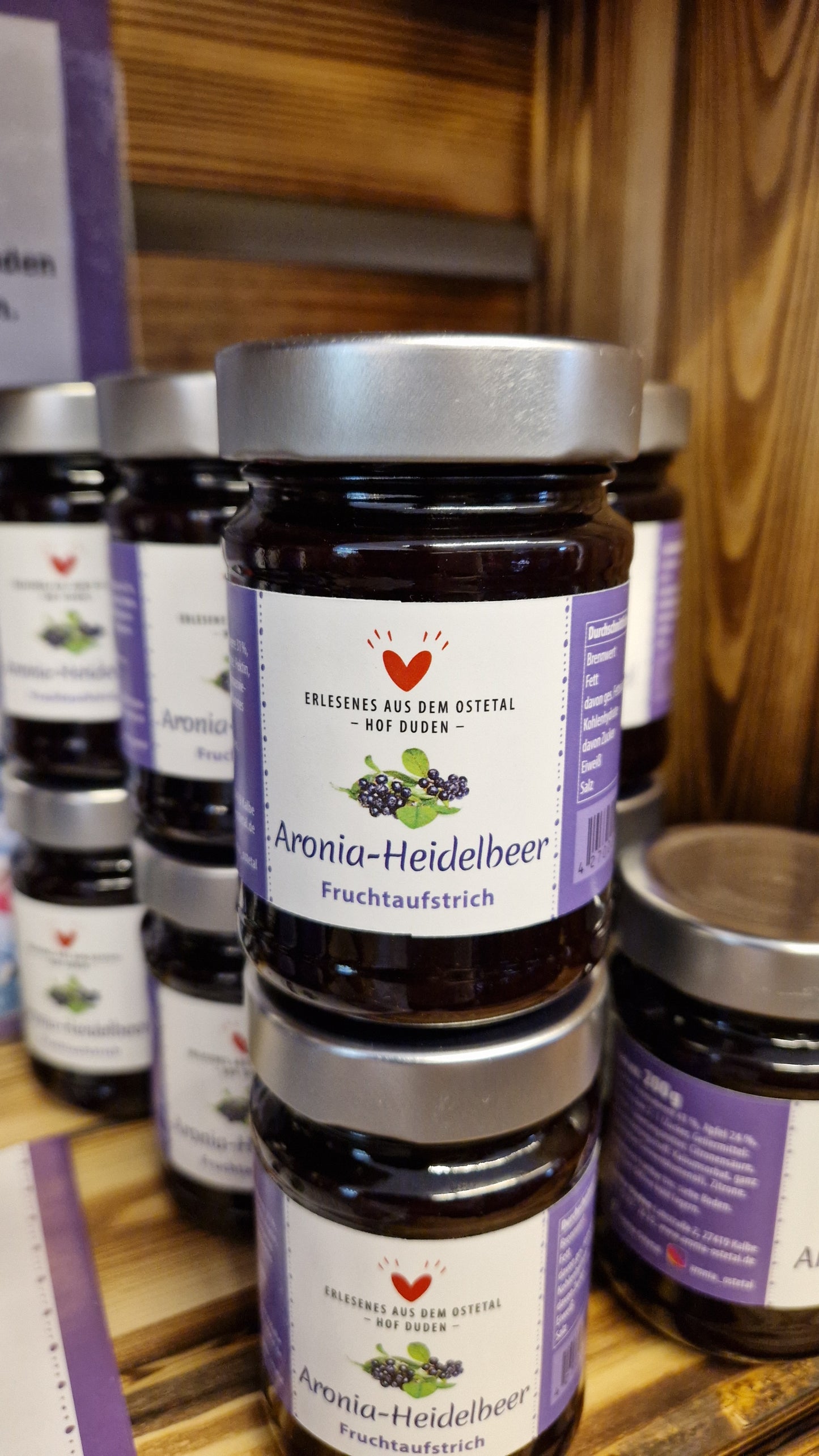 Fruchtaufstrich Aronia-HEIDELBEERE 200g