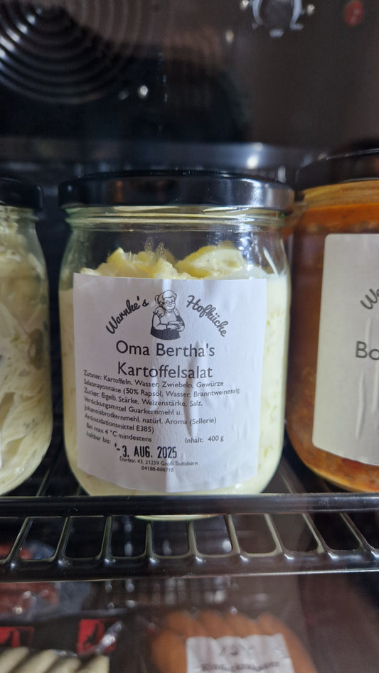 Kartoffelsalat (Glas) - 400g (Warnkes Hof)