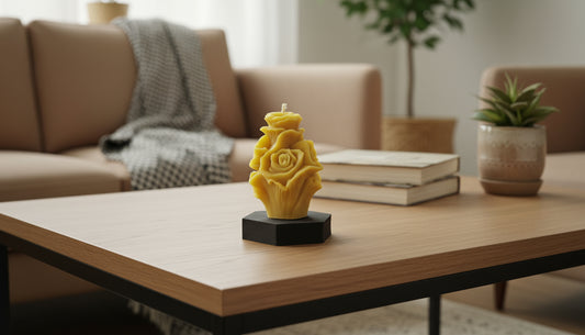 Kerze "Rosenbouquet"