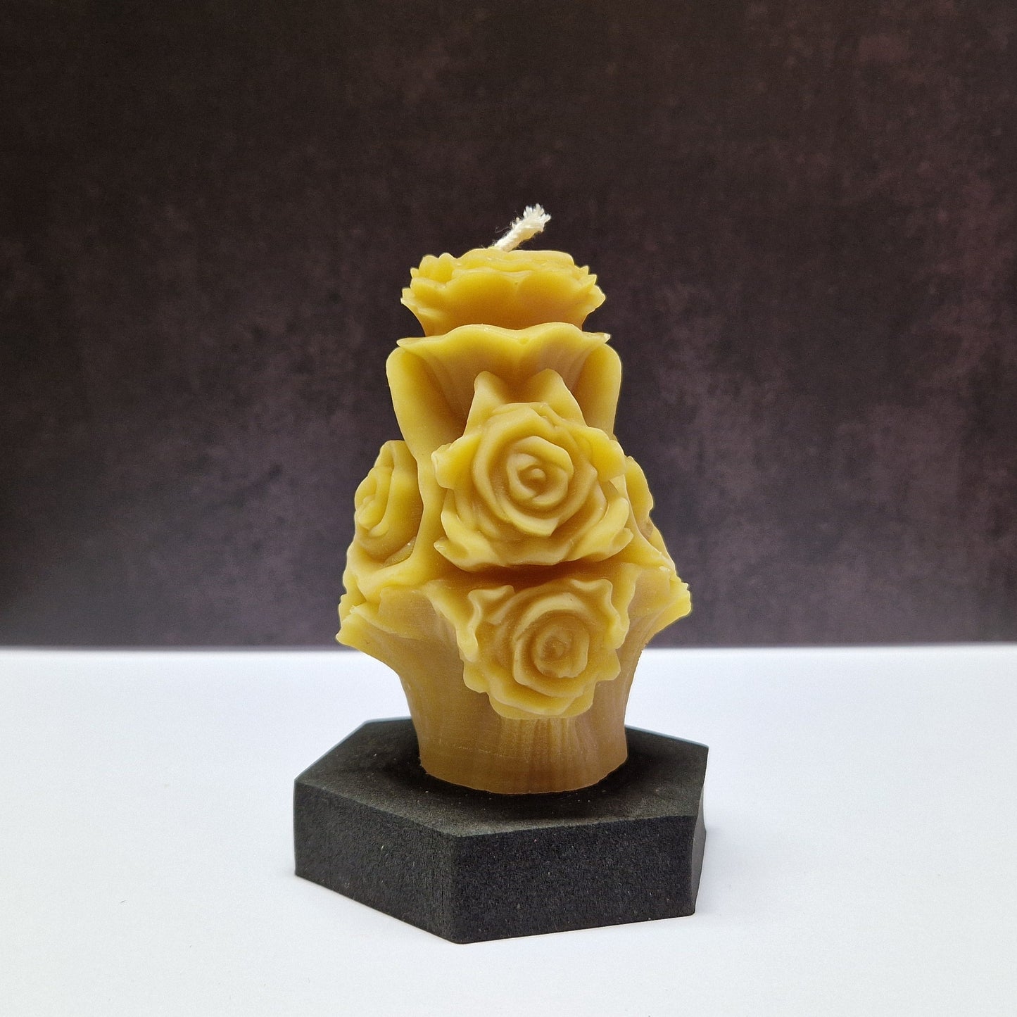 Kerze "Rosenbouquet"