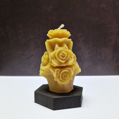 Kerze "Rosenbouquet"