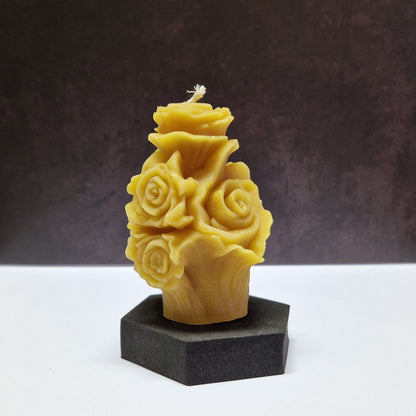 Kerze "Rosenbouquet"