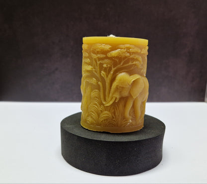 Kerze Elefant in der Serengeti Motiv