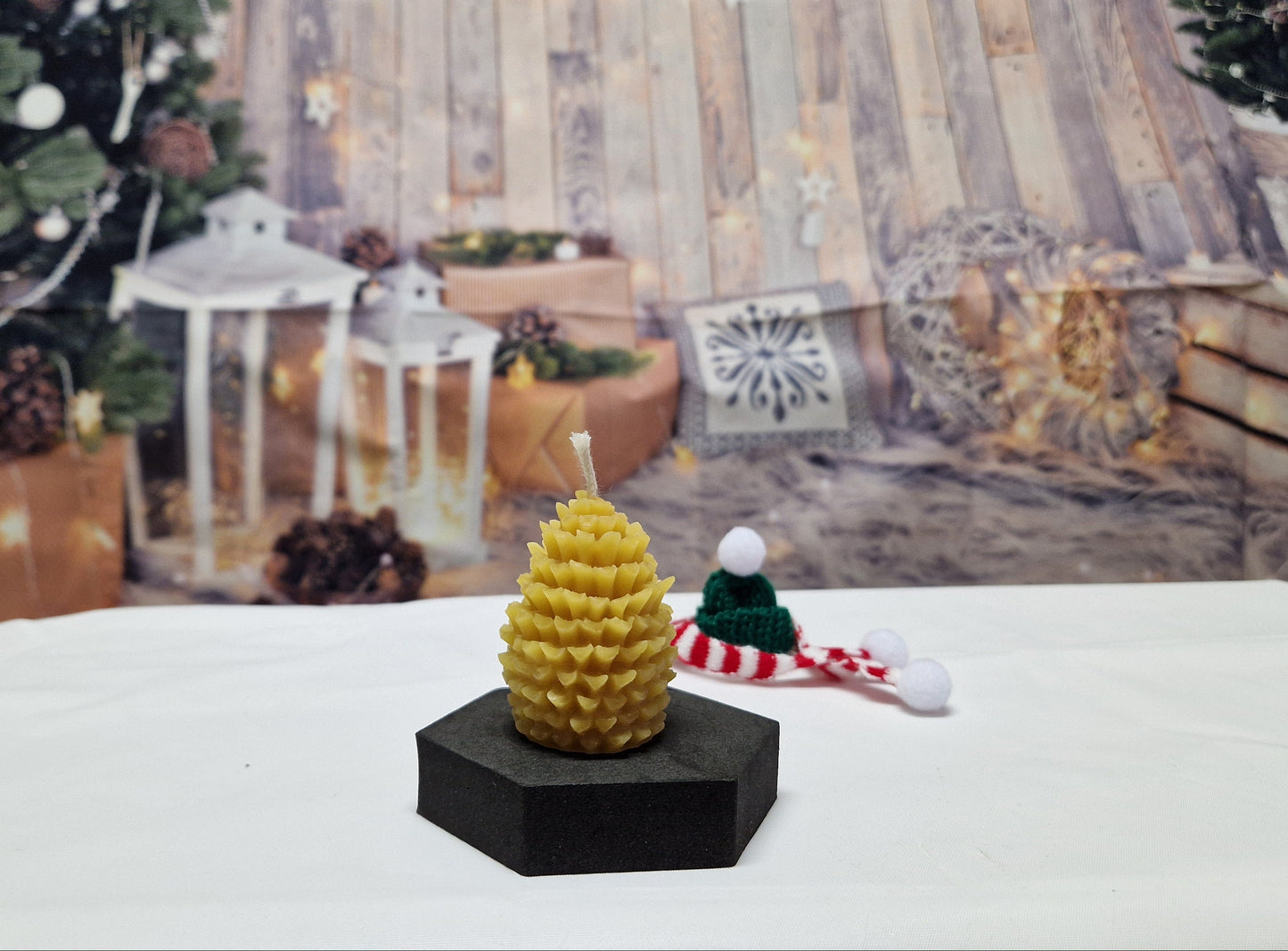 Kerze "Tannenzapfen!