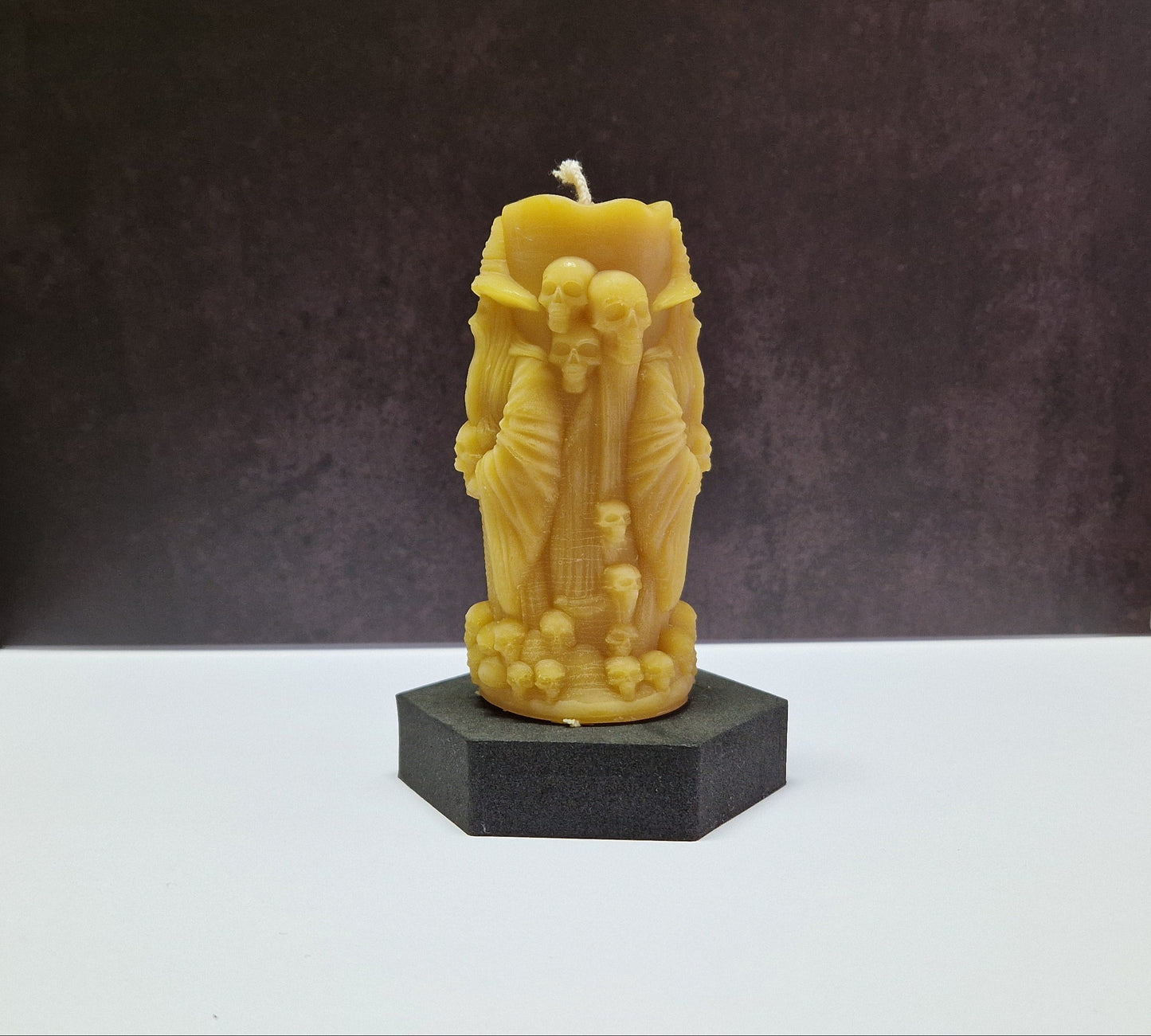 Kerze Zauberer im Wald Motiv